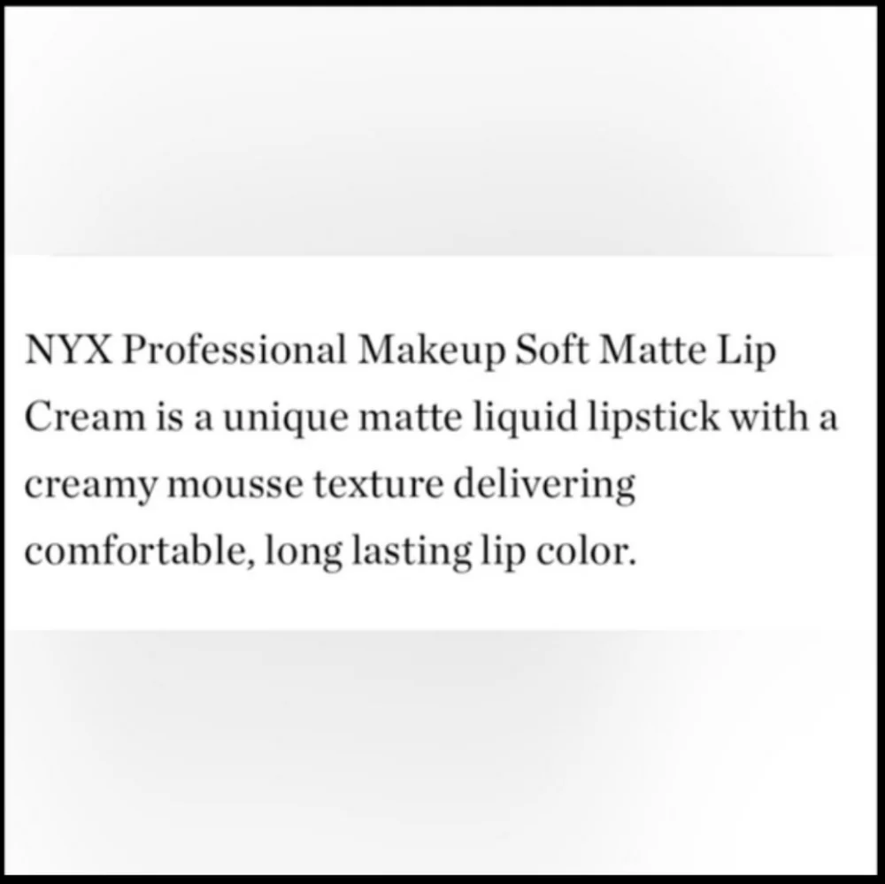 NYX Soft Matte Lip Cream Lightweight Liquid Lipstick Shade: Berlin 🆕